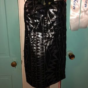 Black cocktail dress